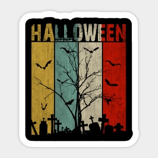 classic vintage costume for Halloween t shirt. Sticker